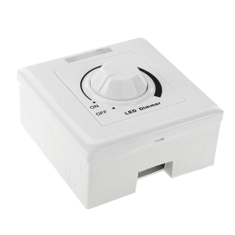 LED Light Infrared 12-key 86 Panel Dimmer with Remote Control, DC 12V-24V