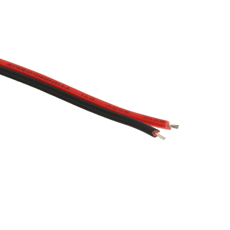 2468-20AWG Black and Red LED Power Extension Cable, Length: 10m