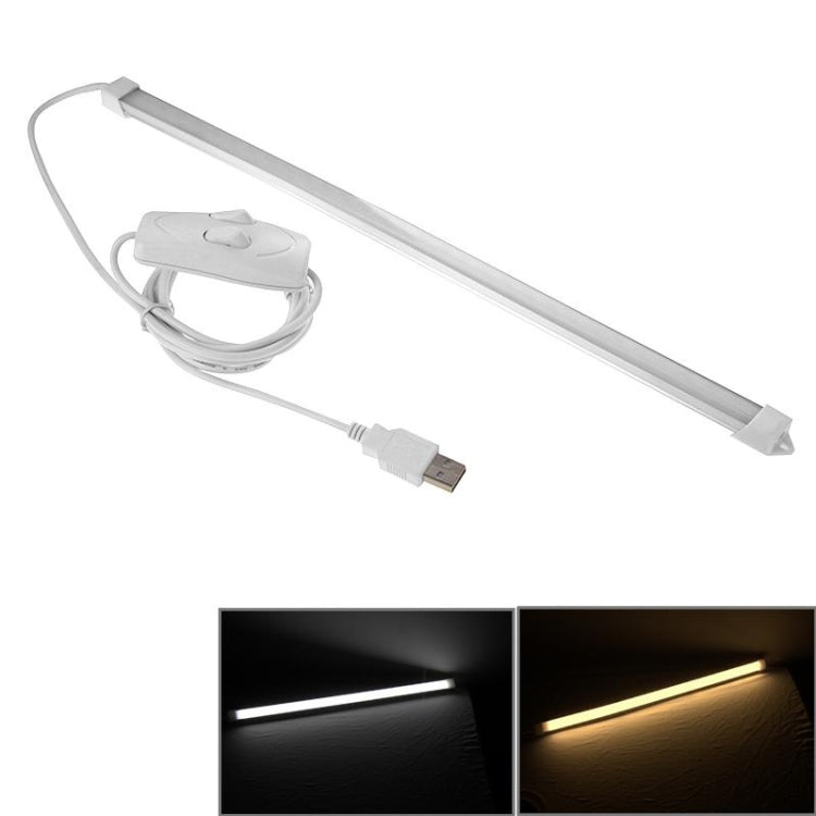 Y200 35cm White & Warm White USB LED Strip Light , Portable 5V 2700-3200K 5500-6500K with Dual Switch