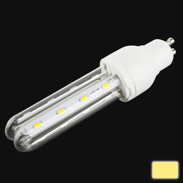 GU10 8W 2U Warm White 16 LED Energy Saving Lamp Bulb, AC 100-265V