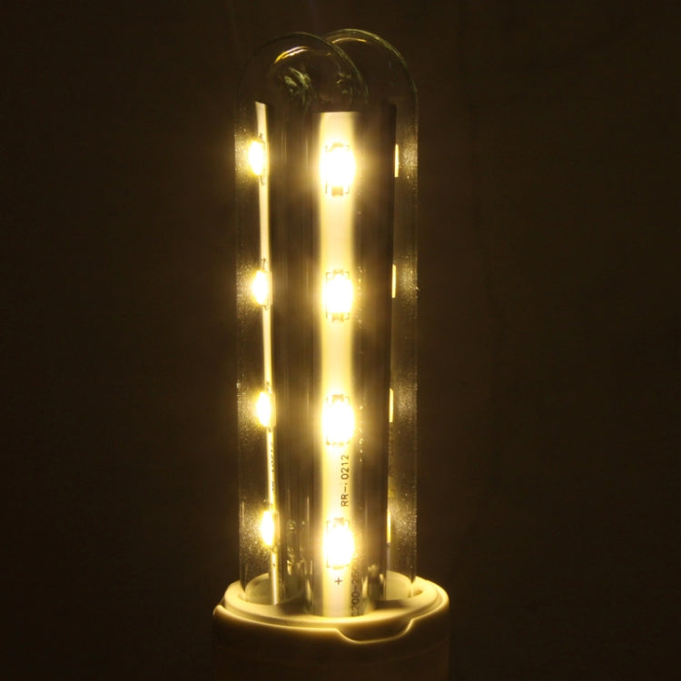 GU10 8W 2U Warm White 16 LED Energy Saving Lamp Bulb, AC 100-265V