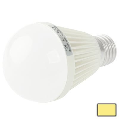 E27 3W Thermal Conductive Ball Steep Light Bulb, 15 LED SMD 3535, W
