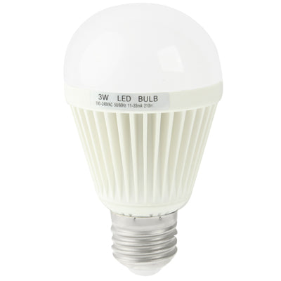 E27 3W Thermal Conductive Ball Steep Light Bulb, 15 LED SMD 3535, W