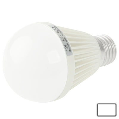 E27 3W Thermal Conductive Ball Steep Light Bulb, 15 LED SMD 3535, W