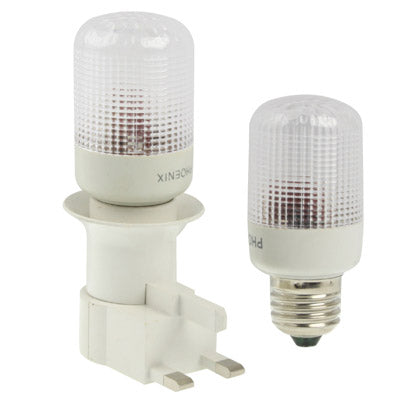 E27 / UK Plug 3W Night Light Lamp, 270LM, White Light, Dim, with Switch, AC 240V
