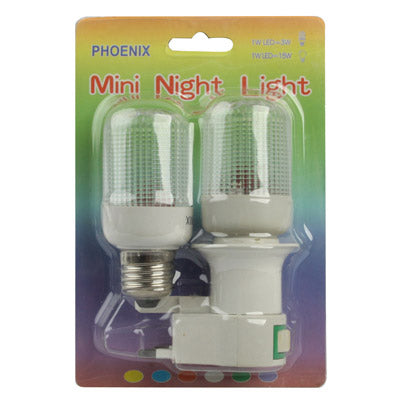 E27 / UK Plug 3W Night Light Lamp, 270LM, White Light, Dim, with Switch, AC 240V