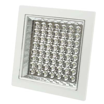 4W White Light Square Panel Light Lamp, 56 LED, Luminous Flux: 320lm, Size: 17.5 x 17.5 x 2.8cm