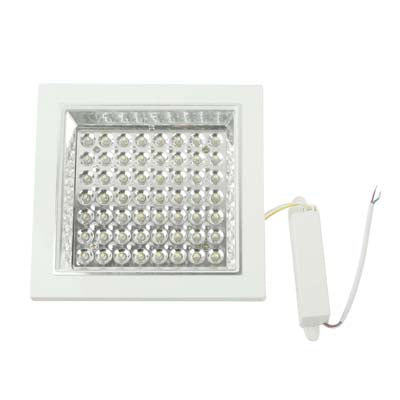 4W White Light Square Panel Light Lamp, 56 LED, Luminous Flux: 320lm, Size: 17.5 x 17.5 x 2.8cm
