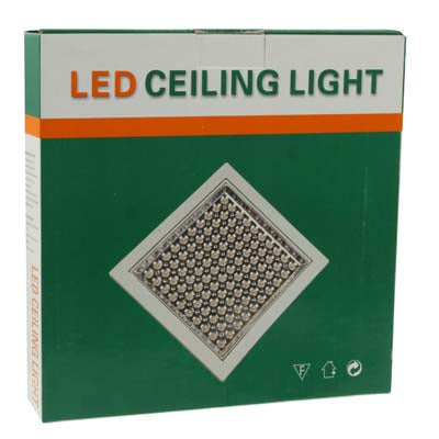 4W White Light Square Panel Light Lamp, 56 LED, Luminous Flux: 320lm, Size: 17.5 x 17.5 x 2.8cm