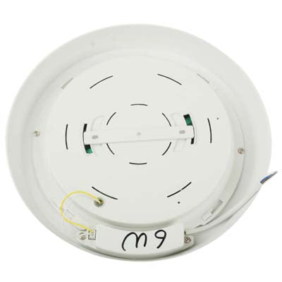 6W White Light Round Panel Light Lamp, 72 LED, Luminous Flux: 480lm, Size: 24.5 x 24.5 x 3.2cm