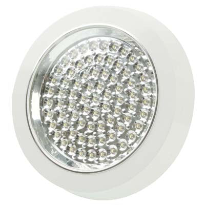 8W White Light Round Panel Light Lamp, 98 LED, Luminous Flux: 640lm, Size: 27.5 x 27.5 x 3.5cm