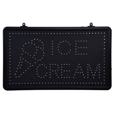 Ice Cream Electronic Flashing LED Sign, Size: 50 x 25 x 3cm