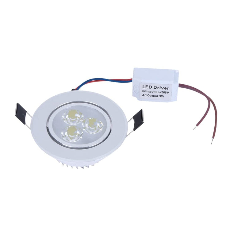 3W Ceiling Light Down Light with LED Driver, 3 LED, 270LM, W