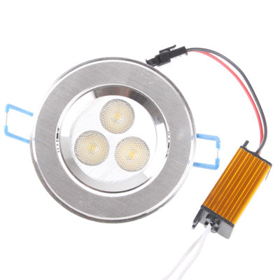 3W Ceiling Light Down Light with LED Driver, 3 LED, 270LM, W