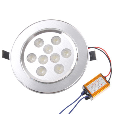 9W Ceiling Light Down Light with LED Driver, 9 LED, 810LM,