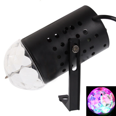 W668 3W Colorful Light LED Lamp Light Bulb, Sound Activated Rotating, AC 85-260V
