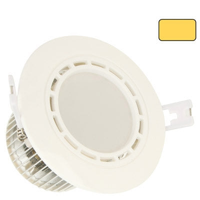 7W / 630 Lumen High Quality Acrylic + Aluminum Material Warm White Light LED Energy Saving Down light with Waterproof LED Driver (AC85V - 265V)
