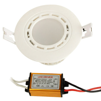 3W / 270 Lumen High Quality Acrylic + Aluminum Material