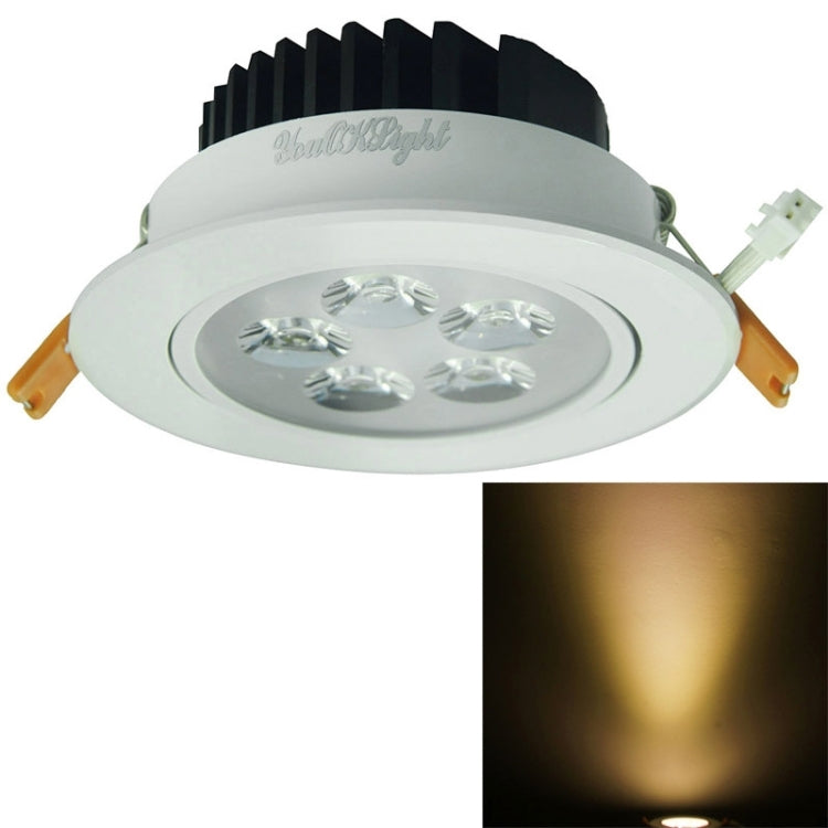 YouOKLight 5W 450LM Down Light Ceiling Lights Bulb, 5 High Power Epistar LED, W