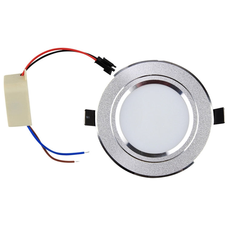 YouOKLight 6W 500LM Down Light Ceiling Lights Bulb, White Light 15 LED SMD 5630  with Power Driver, AC 85-265V, Hole Size: 75mm