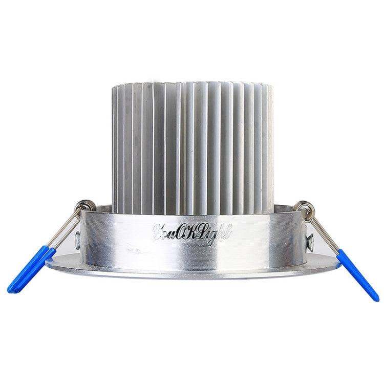 7W 600LM Down Light Ceiling Lights Bulb, 7 LED, White Light, with Power Driver, AC 85-265V, Hole Size: 90mm