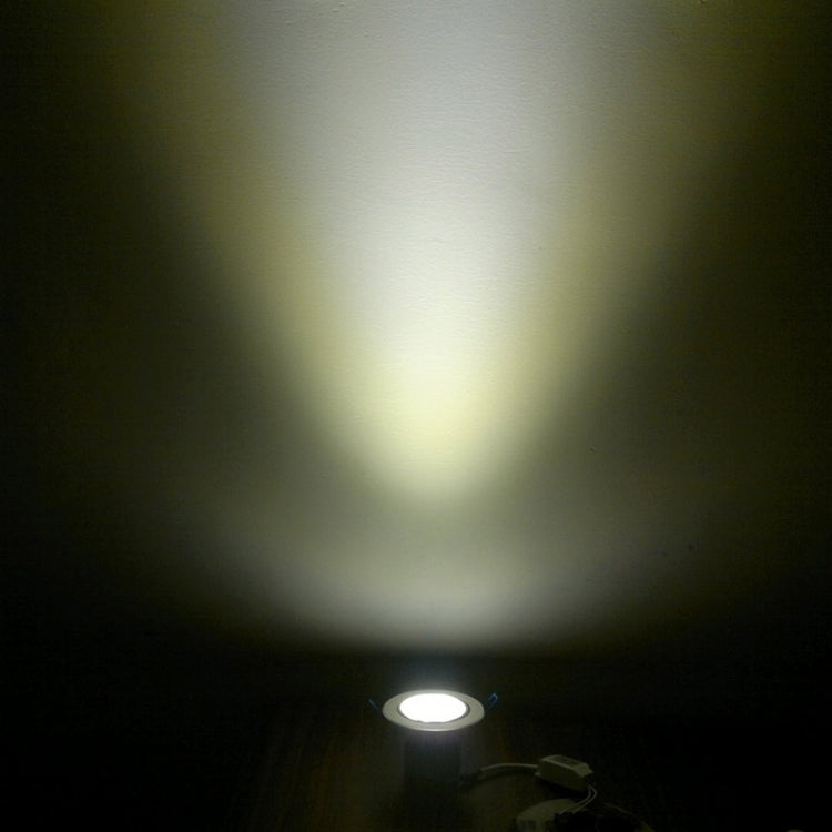 7W 600LM Down Light Ceiling Lights Bulb, 7 LED, White Light, with Power Driver, AC 85-265V, Hole Size: 90mm