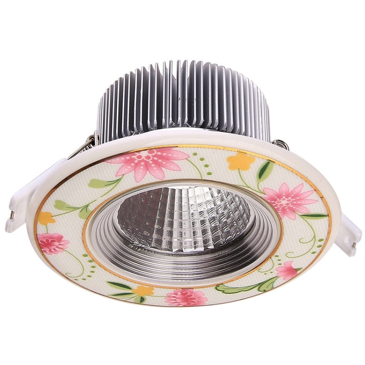 YouOKLight 5W 500LM Warm White Light COB LED Ceramics Down Light Ceiling Lights Bulb with Power Driver, AC 85-265V, Hole Size: 70mm