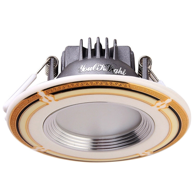 YouOKLight 5W 500LM White Light 10 LED SMD 5630 Ceramics Down Light Ceiling Lights Bulb with Power Driver, AC 85-265V, Hole Size: 70mm