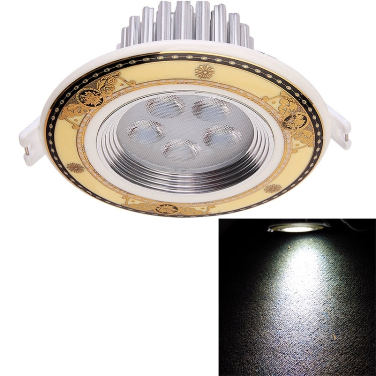 YouOKLight 5W 500LM White Light 5 LED High Power Ceramics Down Light Ceiling Lights Bulb with Power Driver, AC 85-265V, Hole Size: 70mm