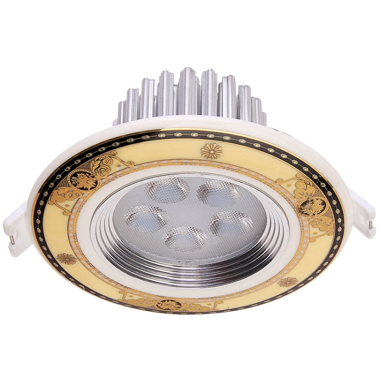 YouOKLight 5W 500LM White Light 5 LED High Power Ceramics Down Light Ceiling Lights Bulb with Power Driver, AC 85-265V, Hole Size: 70mm