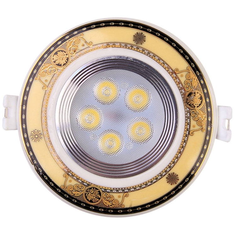 YouOKLight 5W 500LM White Light 5 LED High Power Ceramics Down Light Ceiling Lights Bulb with Power Driver, AC 85-265V, Hole Size: 70mm