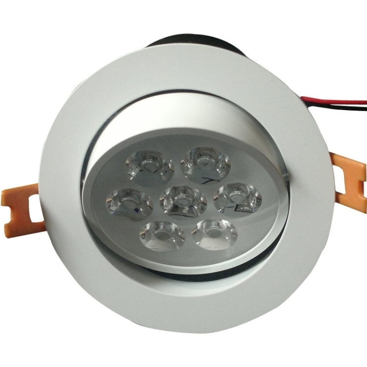 YouOKLight 7W 700LM Down Light Ceiling Lights Bulb, 7 Epistar High Power LED, Warm White Light, with Power Driver, AC 85-265V, Hole Size: 95mm