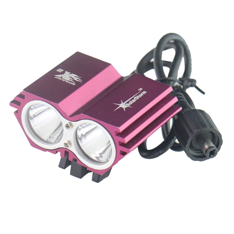 Solarstorm 15W 2-LED High Power Headlight Bicycle Headlamp, Luminous Flux: 1200lm