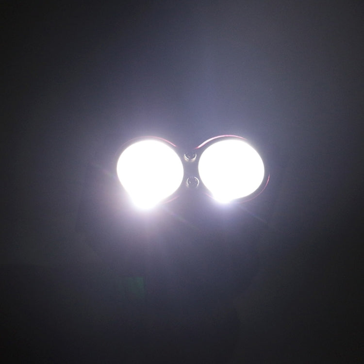 Solarstorm 15W 2-LED High Power Headlight Bicycle Headlamp, Luminous Flux: 1200lm