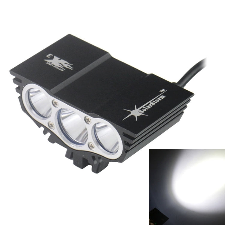 X3 30W T6 N3 IPX5 Waterproof 3-LED High Power Headlight Bicycle Headlamp, Luminous Flux: 1200lm