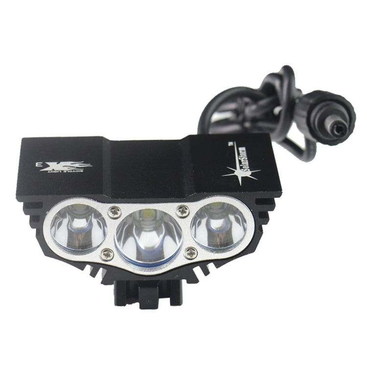 X3 30W T6 N3 IPX5 Waterproof 3-LED High Power Headlight Bicycle Headlamp, Luminous Flux: 1200lm