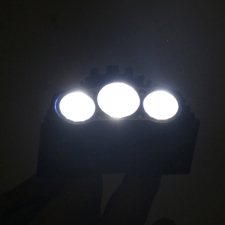 X3 30W T6 N3 IPX5 Waterproof 3-LED High Power Headlight Bicycle Headlamp, Luminous Flux: 1200lm