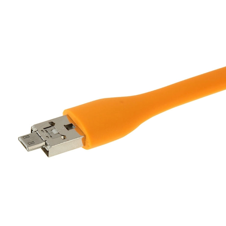 2 in 1 Mini Portable USB/Micro USB Port LED Flexible Adjust Angle Light for Smart Phone/PC/Laptops/Power Bank