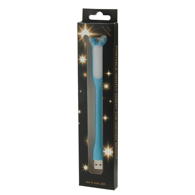 2 in 1 Mini Portable USB/Micro USB Port LED Flexible Adjust Angle Light for Smart Phone/PC/Laptops/Power Bank