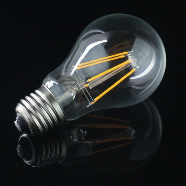 E27 6W 600LM Globe Bulb Lamp, 6 Filament COB LED, 2600-3300K Warm White Light , AC 85-265V