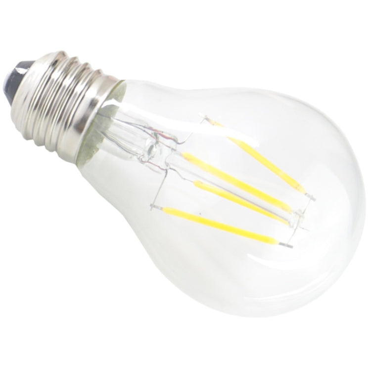 E27 4W Warm White LED Bulb, 400 LM 2600-3300K 4 COB LED Globe Lamp, AC 85-265V