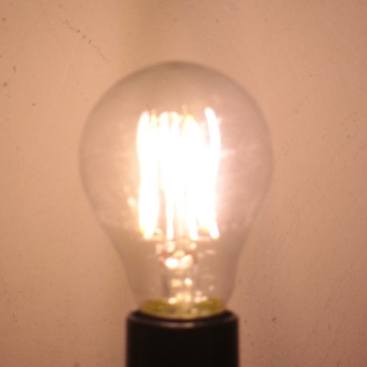 E27 4W Warm White LED Bulb, 400 LM 2600-3300K 4 COB LED Globe Lamp, AC 85-265V