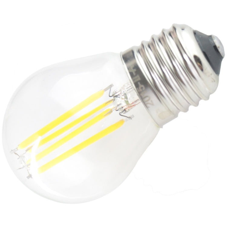 E27 4W Warm White Light 4 COB LED Globe Bulb Lamp, 400 LM 2600-3300K, AC 85-265V
