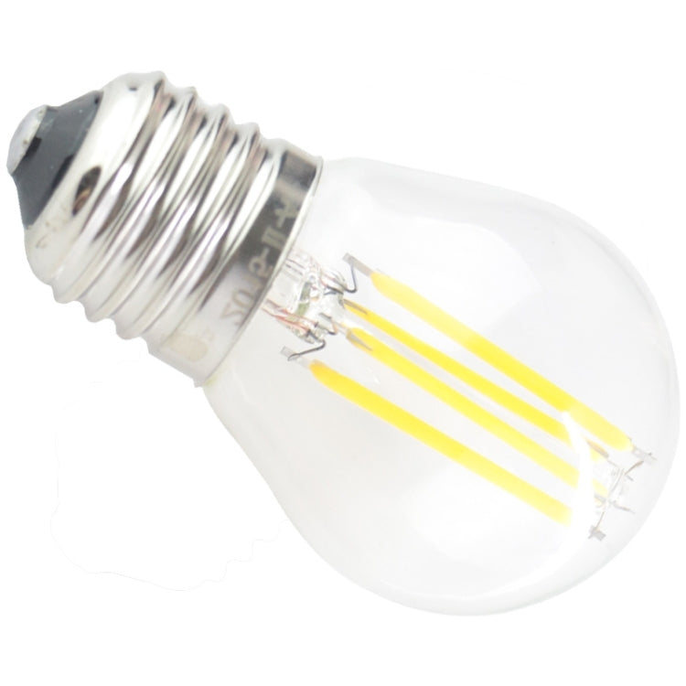 E27 4W Warm White Light 4 COB LED Globe Bulb Lamp, 400 LM 2600-3300K, AC 85-265V