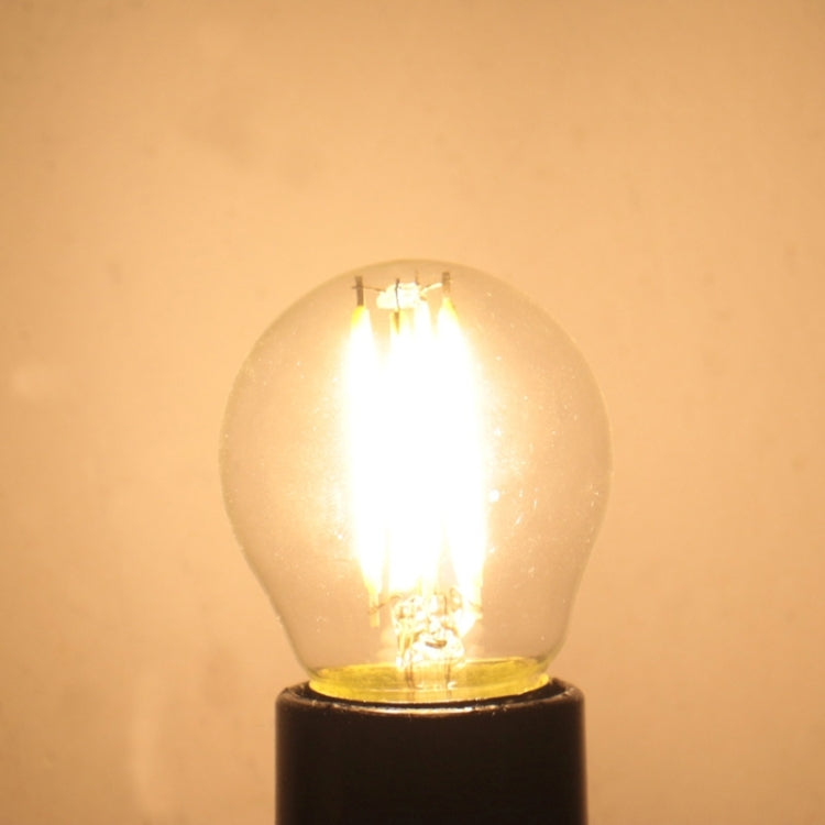 E27 4W Warm White Light 4 COB LED Globe Bulb Lamp, 400 LM 2600-3300K, AC 85-265V