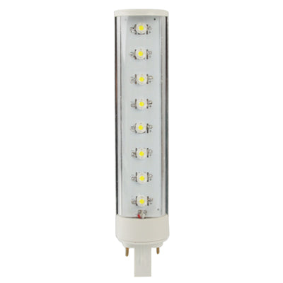 G24 8W 700LM LED Transverse Light Bulb, 8 LED, White Light, AC 85-265V
