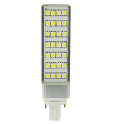 G24 6W 520LM LED Transverse Light Bulb, 28 LED SMD 5050, White Light, AC 220V