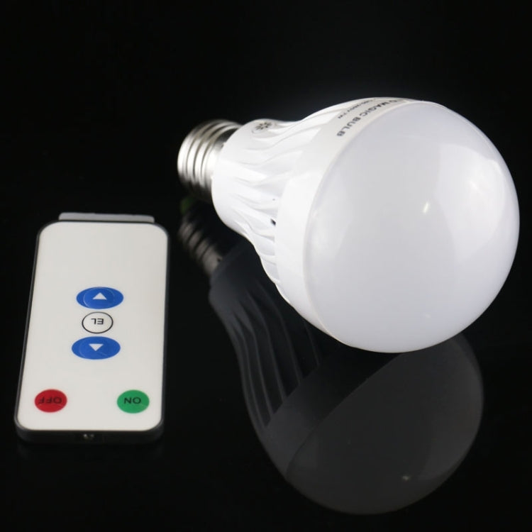 E27 5-7W Rechargeable LED Emergency Light Bulb, 30 LED SMD 2835, with Remote Control, AC 85V-265V