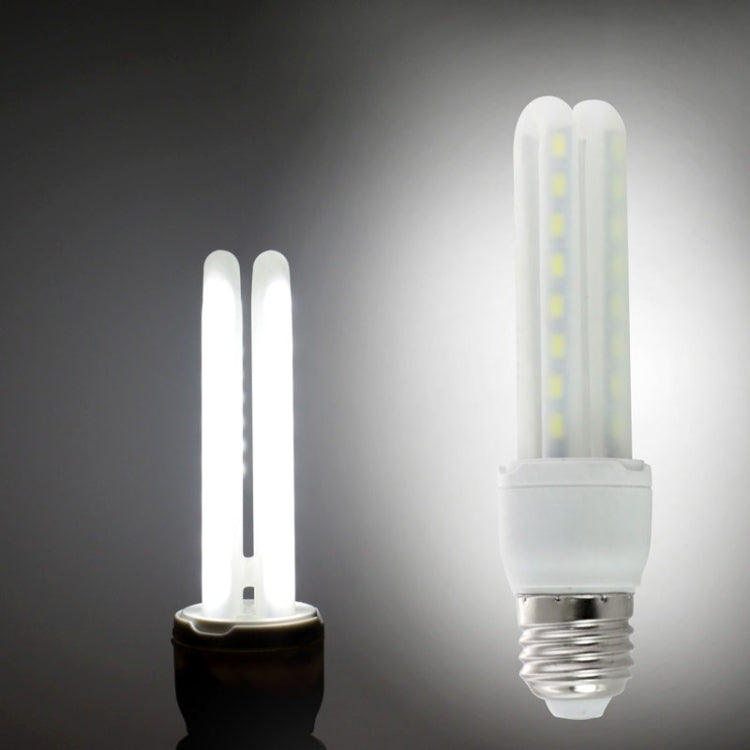 E27 2U Shape Frosted Cover 8W Corn Light Bulb, 32 LED SMD 5730, 640-720LM, W