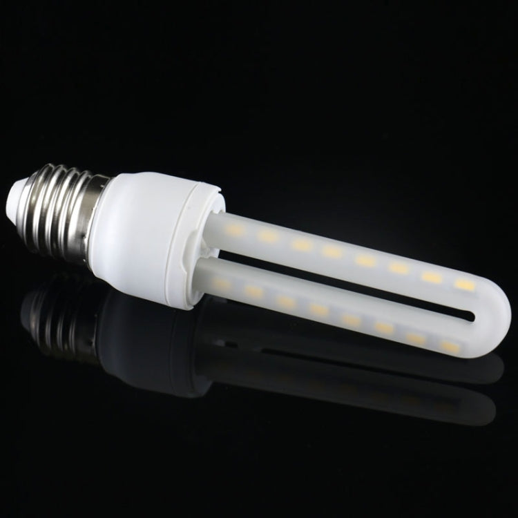 E27 2U Shape Frosted Cover 8W Corn Light Bulb, 32 LED SMD 5730, 640-720LM, W